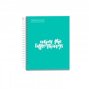 Caiet cu spira Miquelrius Messages, A6, matematica, 100 file, turcoaz Caiet cu spira Miquelrius Messages, A6, matematica, 100 file, turcoaz