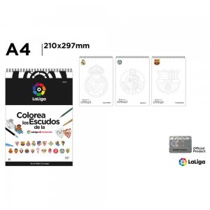 Bloc desen A4 Main Paper, spira prindere, fotbal