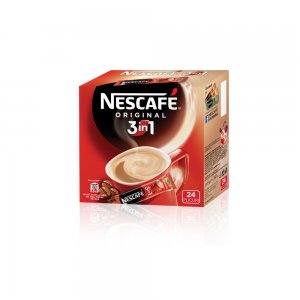 Cafea solubila 3 in 1 Nescafe Original, 24 plicuri/cutie Cafea solubila 3 in 1 Nescafe Original, 24 plicuri/cutie