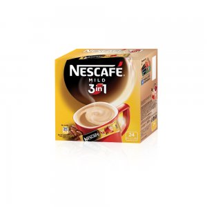 Cafea solubila 3 in 1 Nescafe Mild, 24 plicuri/cutie Cafea solubila 3 in 1 Nescafe Mild, 24 plicuri/cutie