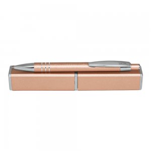 Pix cu mecanism Online Graphite, corp aluminiu, rose, in etui