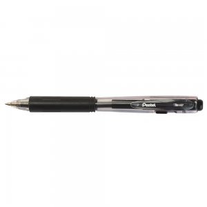 Pix cu mecanism, Pentel, BK-437, 0.7 mm, plastic, negru Pix cu mecanism, Pentel, BK-437, 0.7 mm, plastic, negru