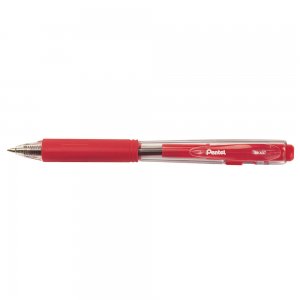 Pix cu mecanism, Pentel, BK-437, 0.7 mm, plastic, rosu Pix cu mecanism, Pentel, BK-437, 0.7 mm, plastic, rosu