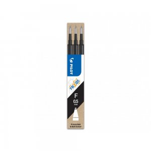 Rezerva roller cu gel Pilot Frixion Ball, 0.5 mm, negru, 3 bucati/set Rezerva roller cu gel Pilot Frixion Ball, 0.5 mm, negru, 3 bucati/set