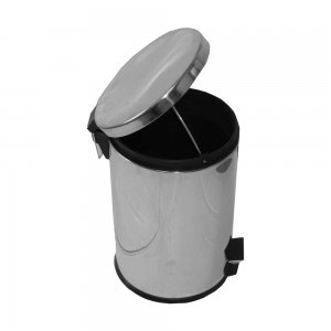 Cos de gunoi, cu pedala, inox, 12 l, argintiu Cos de gunoi, cu pedala, inox, 12 l, argintiu