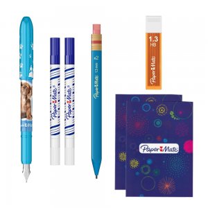 Set Papermate, stilou, 2 picuri, creion mecanic, 1.3 mm, notes A5 Set Papermate, stilou, 2 picuri, creion mecanic, 1.3 mm, notes A5