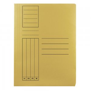 Dosar cu sina Basic, carton, galben Dosar cu sina Basic, carton, galben