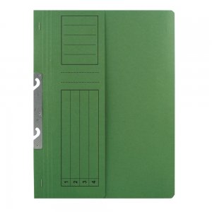 Dosar incopciat 1/2 Basic, carton, vernil, 10 bucati/set