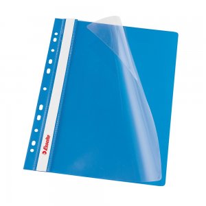 Dosar PP cu multiperforatii Esselte VIVIDA, A4, albastru, 10 buc/set Dosar PP cu multiperforatii Esselte VIVIDA, A4, albastru, 10 buc/set