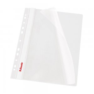 Dosar PP cu multiperforatii Esselte VIVIDA, A4, alb, 10 buc/set Dosar PP cu multiperforatii Esselte VIVIDA, A4, alb, 10 buc/set