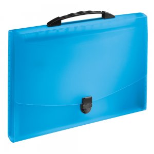 Mapa tip proiect cu maner Esselte VIVIDA, PP, albastru Mapa tip proiect cu maner Esselte VIVIDA, PP, albastru