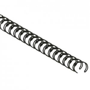 Spira metalica GBC, 10 mm, A4, negru, 100 bucati/set Spira metalica GBC, 10 mm, A4, negru, 100 bucati/set