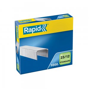 Capse Rapid Standard, 23/12, 60-90 coli, 1000 buc/cutie Capse Rapid Standard, 23/12, 60-90 coli, 1000 buc/cutie