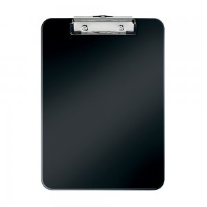 Clipboard Leitz WOW, simplu, PS, A4, 100 coli, negru Clipboard Leitz WOW, simplu, PS, A4, 100 coli, negru