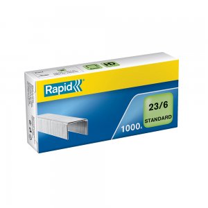 Capse Rapid Standard, 23/6, 2-20 coli, 1000 buc/cutie Capse Rapid Standard, 23/6, 2-20 coli, 1000 buc/cutie