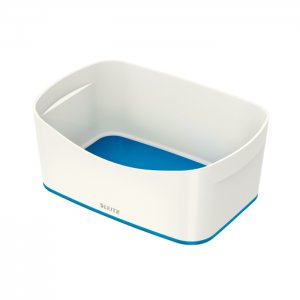 Tavita depozitare Leitz MyBox, alb/albastru