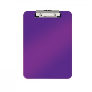 Clipboard simplu Leitz WOW, PS, mov metalizat Clipboard simplu Leitz WOW, PS, mov metalizat