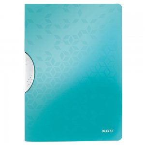 Dosar cu clip Leitz WOW ColorClip, PP, A4, 30 coli, turcoaz Dosar cu clip Leitz WOW ColorClip, PP, A4, 30 coli, turcoaz