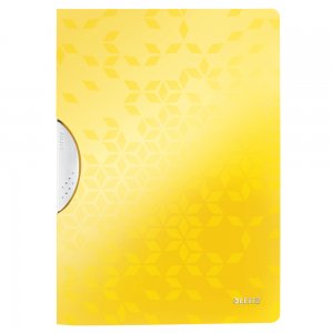 Dosar cu clip Leitz WOW ColorClip, PP, A4, 30 coli, galben Dosar cu clip Leitz WOW ColorClip, PP, A4, 30 coli, galben