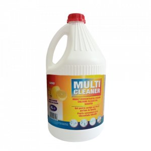 Detergent Sano Multi Cleaner, cu clor si parfum lamaie, 4 litri Detergent Sano Multi Cleaner, cu clor si parfum lamaie, 4 litri