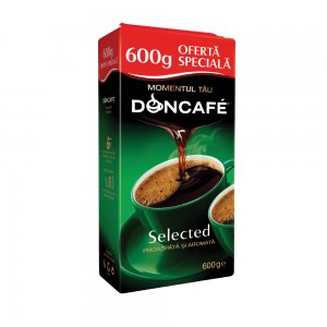 Cafea macinata Doncafe Selected, 600 g Cafea macinata Doncafe Selected, 600 g