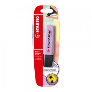Textmarker Stabilo Boss Original Pastel, lila, blister Textmarker Stabilo Boss Original Pastel, lila, blister