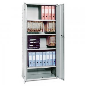 Dulap metalic Ingeco, gri, 80x44x183 cm, 2 usi batante, 4 polite Dulap metalic Ingeco, gri, 80x44x183 cm, 2 usi batante, 4 polite