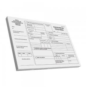 Foaie parcurs transport persoane, A4,100 file, fata-verso, 3 bucati/set Foaie parcurs transport persoane, A4,100 file, fata-verso, 3 bucati/set