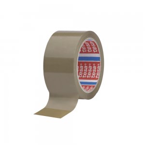 Banda adeziva Tesa, 48 mm x 66 m, maro, adeziv din cauciuc natural Banda adeziva Tesa, 48 mm x 66 m, maro, adeziv din cauciuc natural