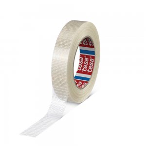 Banda legare cross filament Tesa 50mmx50m, transparent, rezistenta Banda legare cross filament Tesa 50mmx50m, transparent, rezistenta