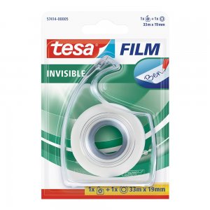Banda Tesafilm invisibila, dimensiuni 19 mm x 33 m, cu dispenser Banda Tesafilm invisibila, dimensiuni 19 mm x 33 m, cu dispenser
