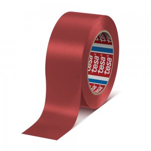 Banda marcare Tesa Premium 50mmx33m rosu, rezistenta, durabila, usor de utilizat Banda marcare Tesa Premium 50mmx33m rosu, rezistenta, durabila, usor de utilizat