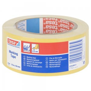 Banda adeziva de marcare Tesa, galbena, 50 mm x 33 m Banda adeziva de marcare Tesa, galbena, 50 mm x 33 m