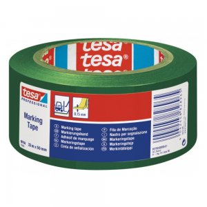 Banda adeziva de marcare Tesa, verde, 50 mm x 33 m Banda adeziva de marcare Tesa, verde, 50 mm x 33 m
