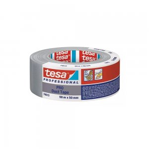 Banda adeziva, Tesa, Pro Duct Tape, argintiu, 50mm x 50m Banda adeziva, Tesa, Pro Duct Tape, argintiu, 50mm x 50m