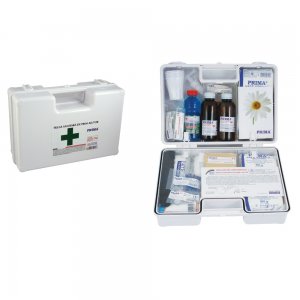 Trusa sanitara de prim ajutor, portabila, cu maner
