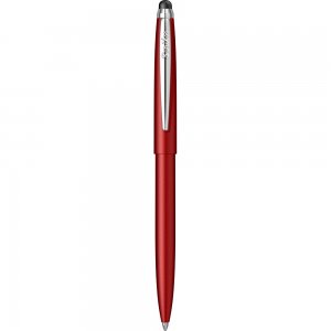 Pix cu mecanism Scrikss Stylus Matt Red, rosu touch vf M scriere albastra