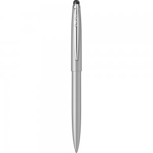 Pix cu mecanism Scrikss Stylus Matt Grey, gri deschis, metalic touch vf M scriere albas Pix cu mecanism Scrikss Stylus Matt Grey, gri deschis, metalic touch vf M scriere albas