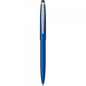 Pix cu mecanism Scrikss Stylus Matt Blue, albastru touch vf M scriere albastru