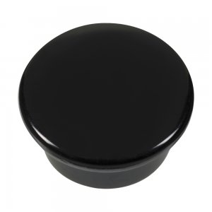 Set 10 magneti Westcott, d15 mm, negru, sustin 3/4 coli, 80g