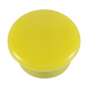 Set 10 magneti Westcott, d15 mm, galben, sustin 3/4 coli, 80g