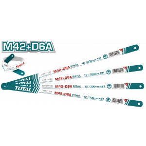 Total - Set Lame Fierastrau 300mm/12