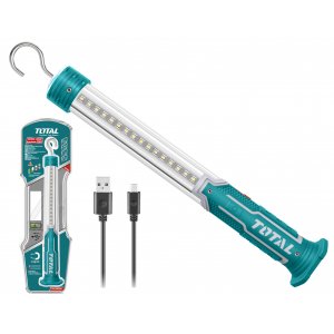 Total - Lampa Portabila Cu Led - Baterie Reincarcabila Li-polimer - 350 Lumeni Total - Lampa Portabila Cu Led - Baterie Reincarcabila Li-polimer - 350 Lumeni