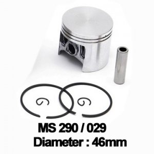 Piston Complet Stihl: Ms 290 (46mm) - Piston Complet Stihl: Ms 290 (46mm) -