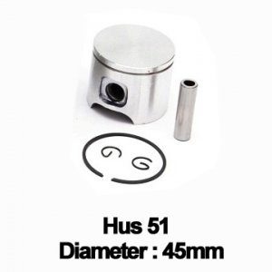 Piston Complet Husqvarna 51 (45mm) - Piston Complet Husqvarna 51 (45mm) -