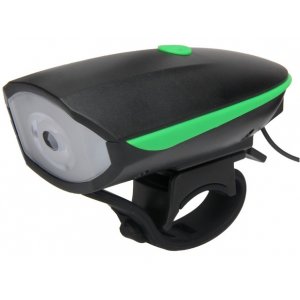 Lanterna Led + Claxon - 250 Lumeni - Usb - Baterie 1200 Mah - 3 Functii - 120 Db