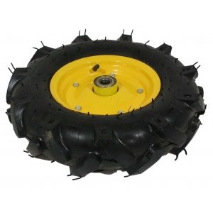 Roata Roaba - Tt - Ax 20mm - Rulment - Crampoane - 4.00-8 4pr Roata Roaba - Tt - Ax 20mm - Rulment - Crampoane - 4.00-8 4pr