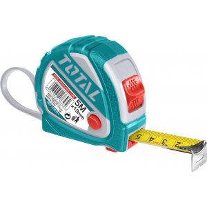 Total - Ruleta 5m X 19mm - Buton 3 Functii Total - Ruleta 5m X 19mm - Buton 3 Functii