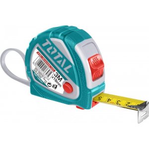 Total - Ruleta 3m X 16mm - Buton 3 Functii Total - Ruleta 3m X 16mm - Buton 3 Functii