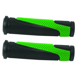 Mansoane - Caper  -  Tpr Forma Ergonomica Anti-alunecare  -  Bi-color (negru - Verde)  -  130mm